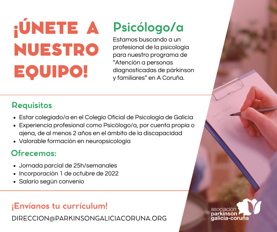 Oferta de empleo psicólogo