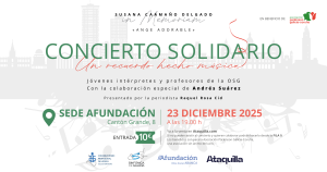 Cartel Concierto Solidario Un recuerdo hecho música