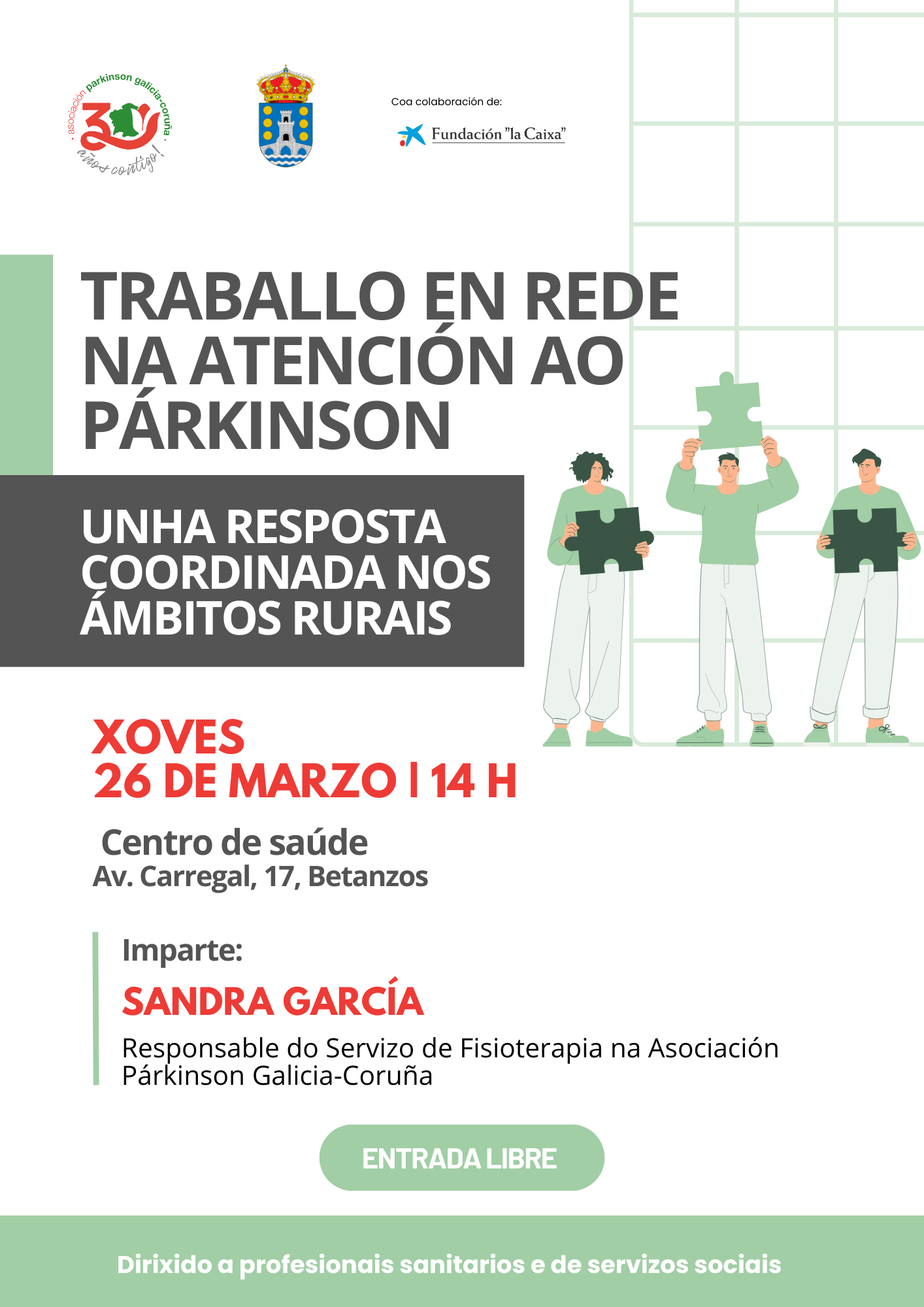 Traballo en rede na atención ao Párkinson nos ámbitos rurais | Betanzos