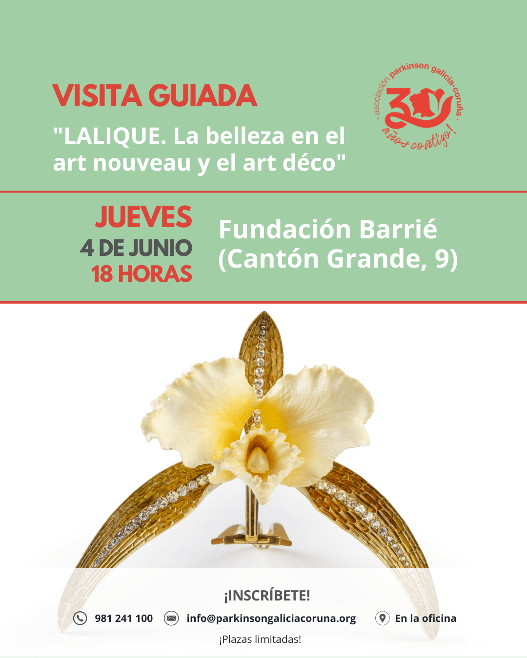 Visita cultural: “Lalique, la belleza en el art nouveau y el art déco”