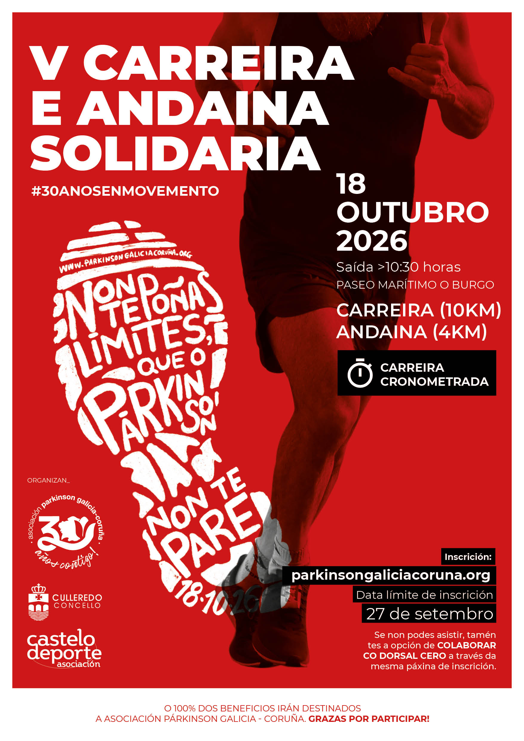 V Carrera y Andaina Solidaria por el Párkinson