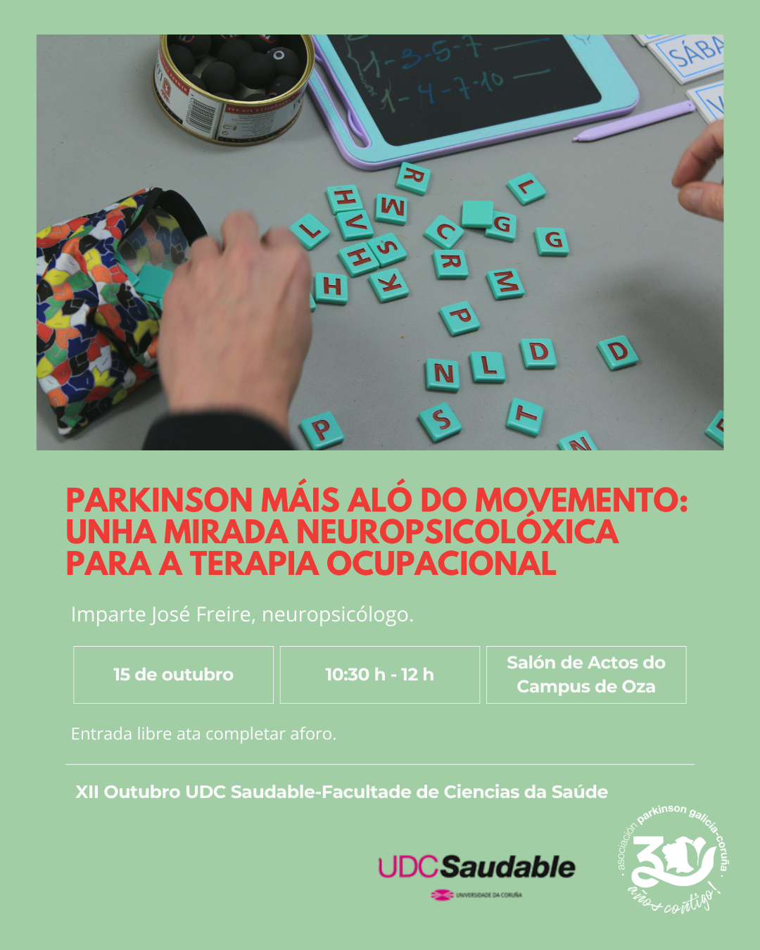 Parkinson más allá del movimiento: una mirada neuropsicológica para la TO